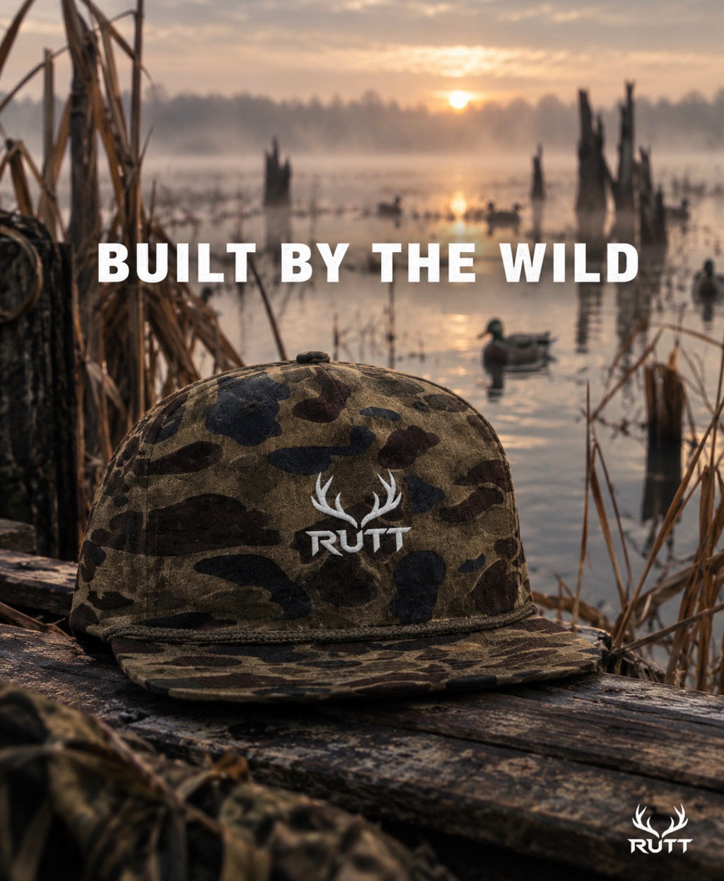 RUTT Camo Rope Hat